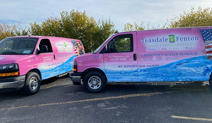 Teasdale Fenton of Tampa service vans