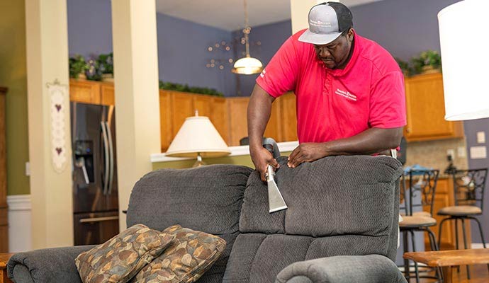 Upholstery cleaning service